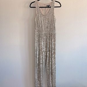 Express Sequin Jumpsuit Size S